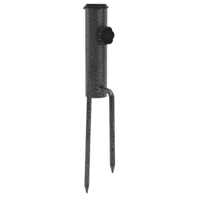 

Parasol Stands with Spikes 2 pcs 3.5"x13.8" Galvanized Steel