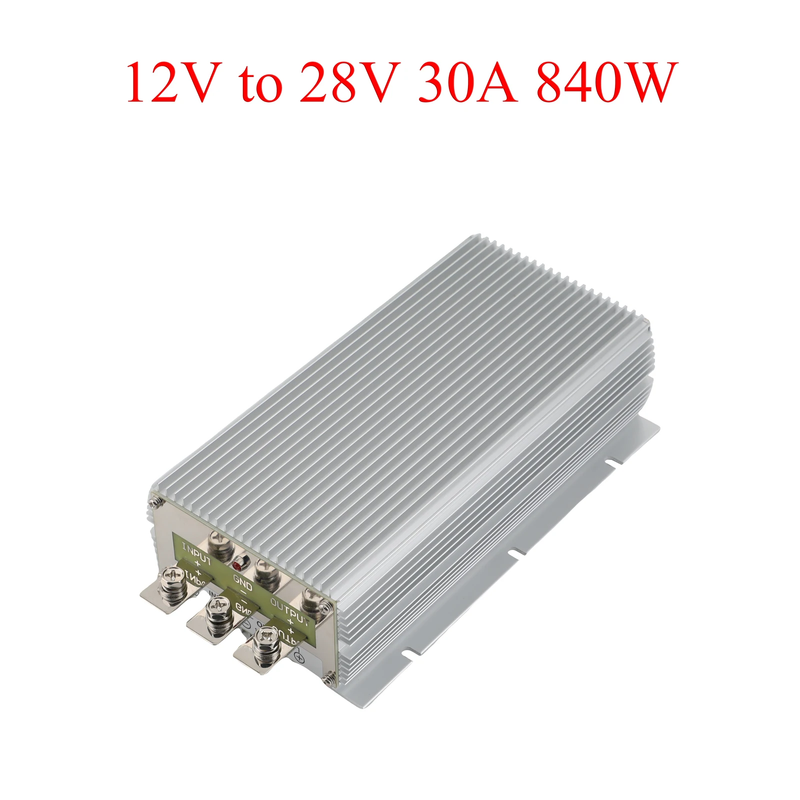 

30A 840W DC Power Converter 12V to 28V Auto Boost Regulator Step-Up Voltage Supply Module For Car