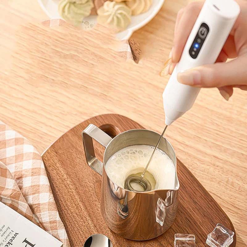 Electric Handheld Egg Beater Electric Milk Frother Home Coffee Whipping Cream Maker Mini Blender Baking Tools image 2