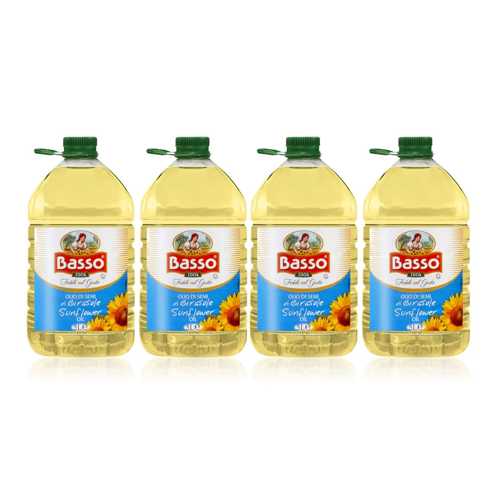 Basso sunflower seed oil 5L x 4