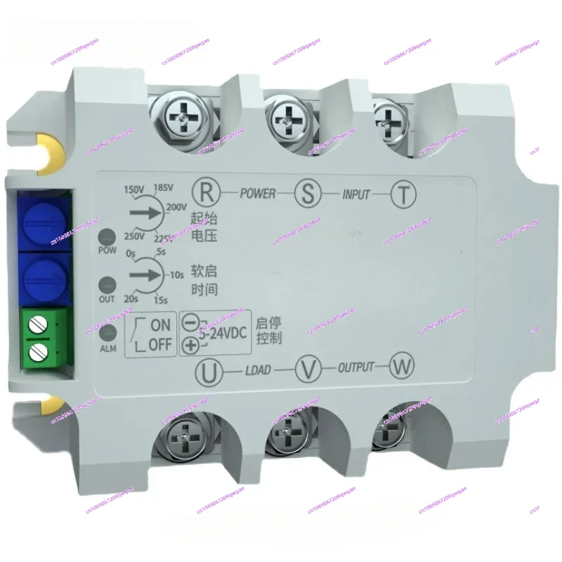 

Suitable for 5KW8KW15KW22KW three-phase motor soft starter slow start module solid-state relay voltage reduction controller