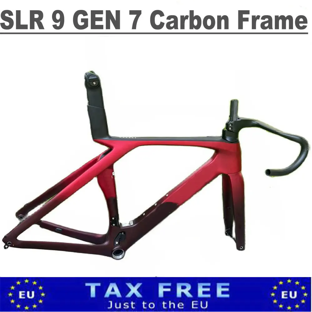 2024 T1000 UD SLR 9 GEN 7 Carbon Disc Brake Road Bicycle Frame with Handlebar Cycling Bike Frame XDB DPD Shipping Available