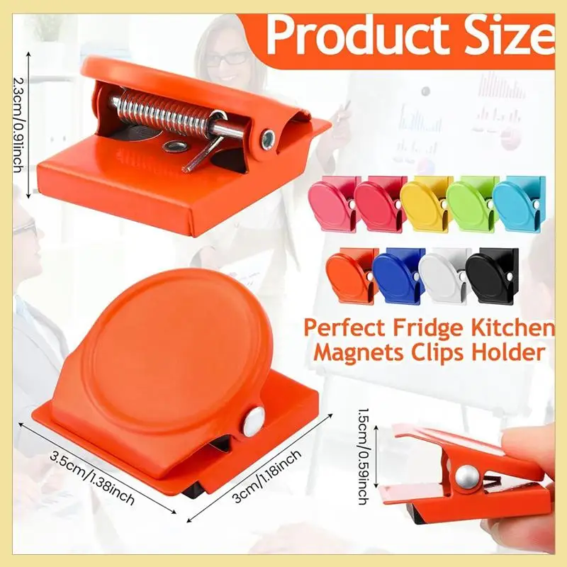 TTKK-54 Buah Klip Magnetik Tugas Berat Logam Klip Magnet Papan Tulis Klip Magnet Loker untuk Kulkas