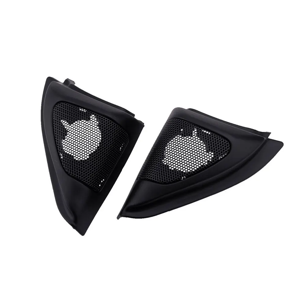 2pcs Car Door Tweeters Speakers Panel Cover Trim Car Speaker Audio Horns Music Stereo Panel Cover for Toyota Corolla 03-06