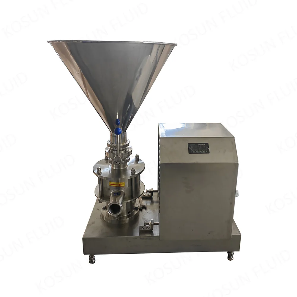 High Speed Shear Mixer Emulsifier Pump Stainless Steel Online Mix in Line Homogenizer Mixer with Hopper