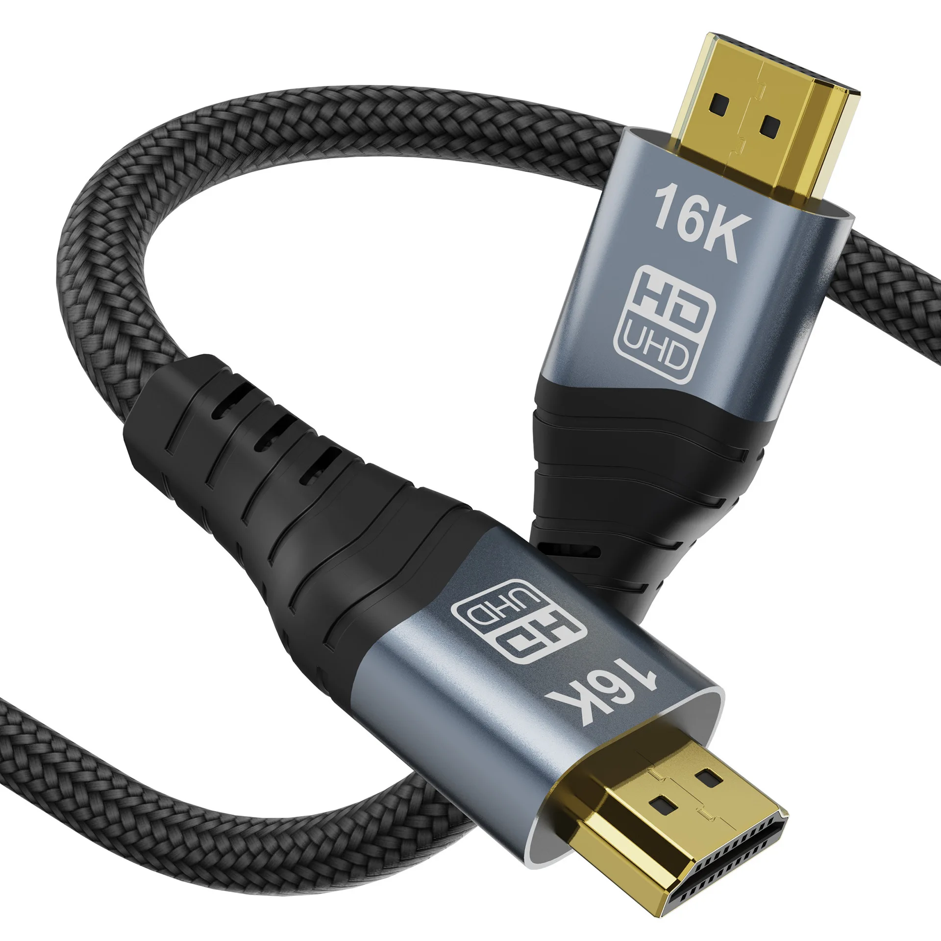 16K HDMI Cable 2.2 96Gbps High Speed HDMI 8K Cord-4K@480Hz 8K@240Hz 16K@60Hz,DTS:X, HDCP2.3,HDR10+,VRR+,ARC+for HDTV Laptop Xbox