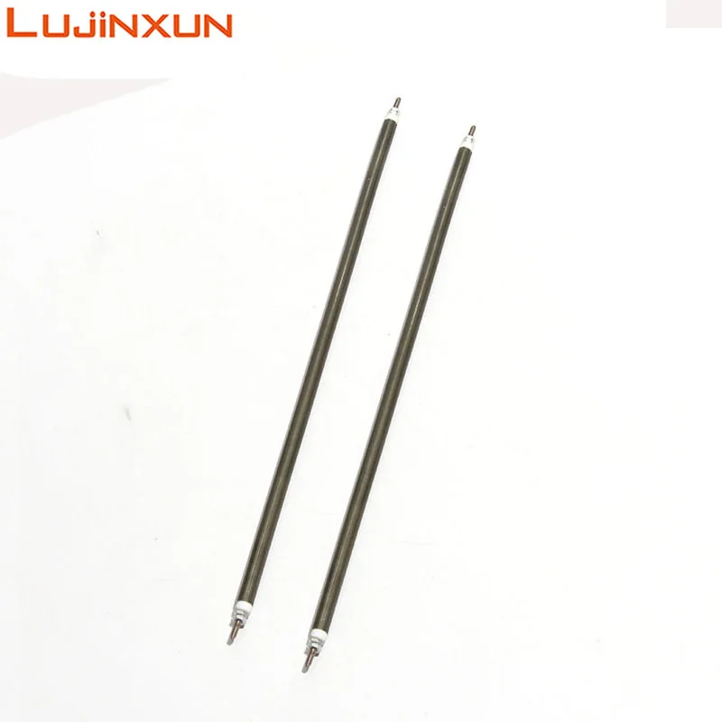 LUJINXUN 250W-300W Air Spare Resistance Flexible Heater Tube 220V Electrical Oven Straight Tubular Heating Pipe 260-300mm 2PCS