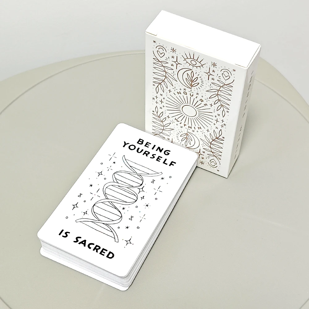 10.3*6cm Inquire Within Deck 60 Hand Illustrated Oracle Cards To Inspire Inner Wisdom, Growth & Connectedness
