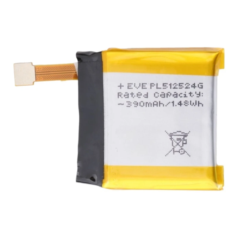PL512524G PL502524V 390mAh Replacement Battery for Huami AMAZFIT Trex T-rex Verge Lite Global Version Gtr A1808 Smart Watch