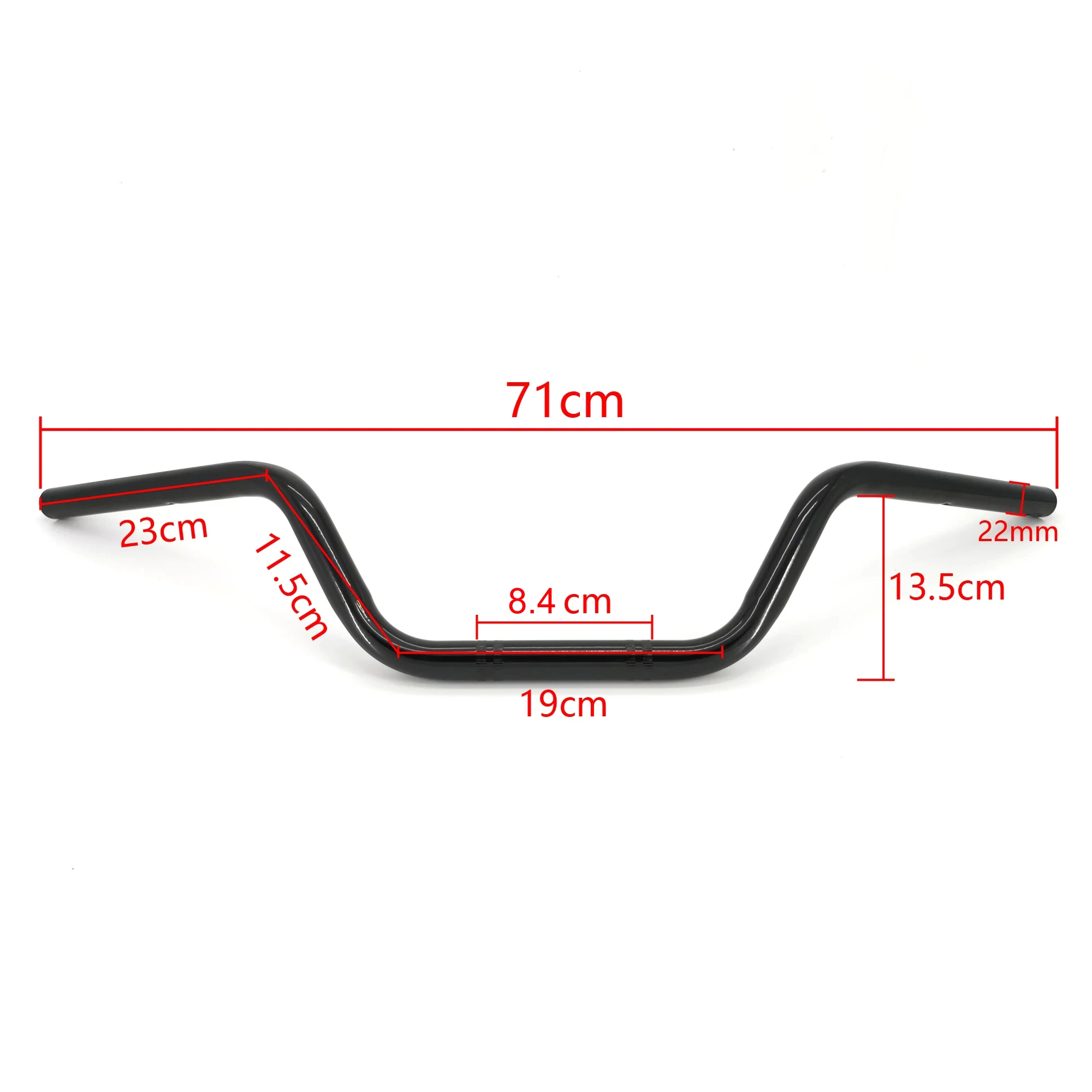 Retro Motorcycle Handlebar 22mm 7/8 Classic Motorbike Steering Wheel for Royal Enfield Bobber Chopper Cruiser Scooter Handle Bar