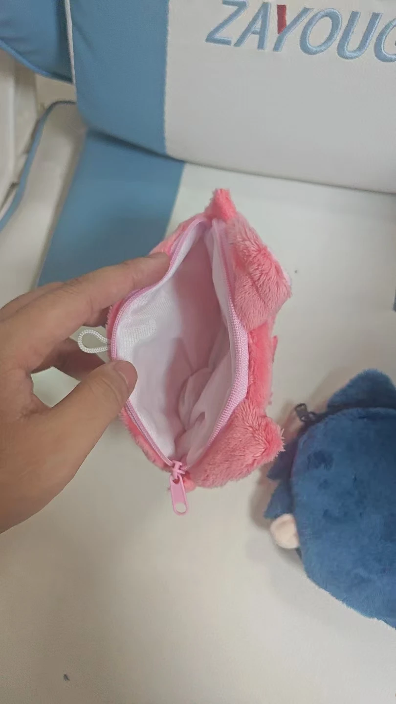 Portefeuille en peluche Anime Kawaii, poupée mignonne pendentif, sac à dos, porte-clés de voiture, jouet pour cadeau