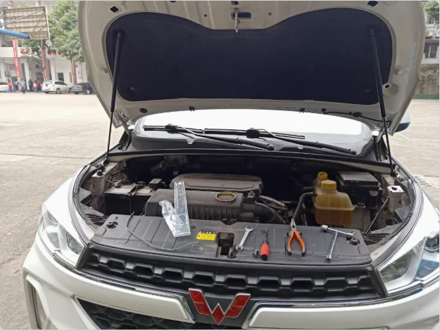 Hood Damper for Wuling Hongguang V MK1 2015-2019 Gas Strut Lift Support Front Bonnet Modify Gas Springs Shock Absorber