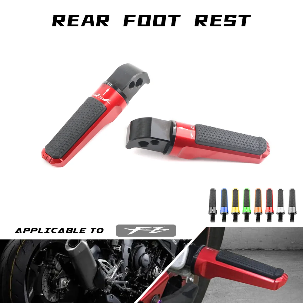 Motorcycle Accesstories CNC Aluminum Rear Foot Pegs Footrest Passenger Footpegs for YAMAHA FZ1 FZ1N FZ1S FZ6 FAZER