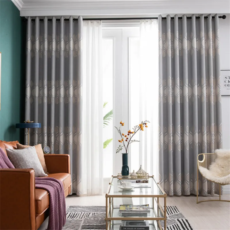 310cm Height Curtain for Bedroom Window 70% Blackout Blue luxury Living Room Curtain Decorative Drapes