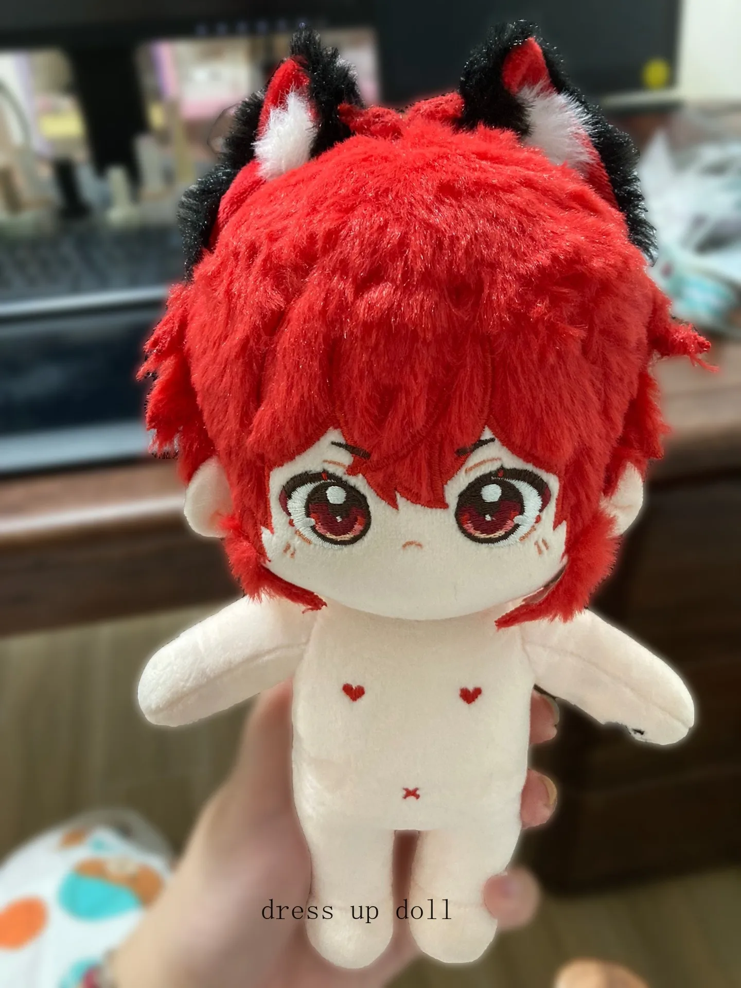 Anime Genshin Impact Diluc 20 cm Kawaii Knappe Katoenen Pop Veranderen Kleding Knuffels Cartoon Figuren Body Knuffels Gift