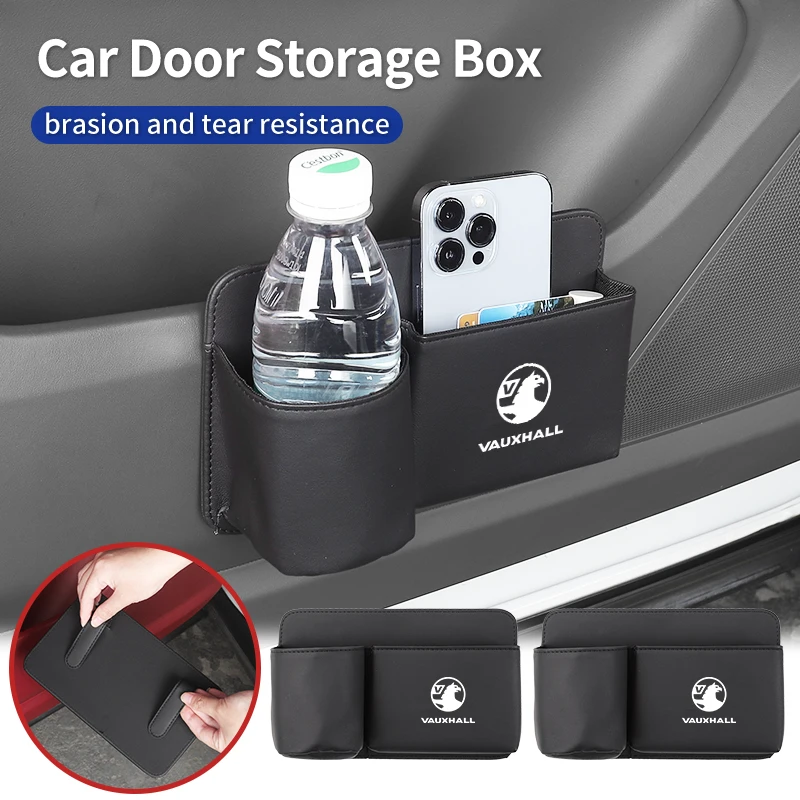 

New Car Drink Rack Storage Box Car Door Storage Case Interior For Vauxhall VXR Dokker Lodgy Logan Sandero Duster Stepway Auto