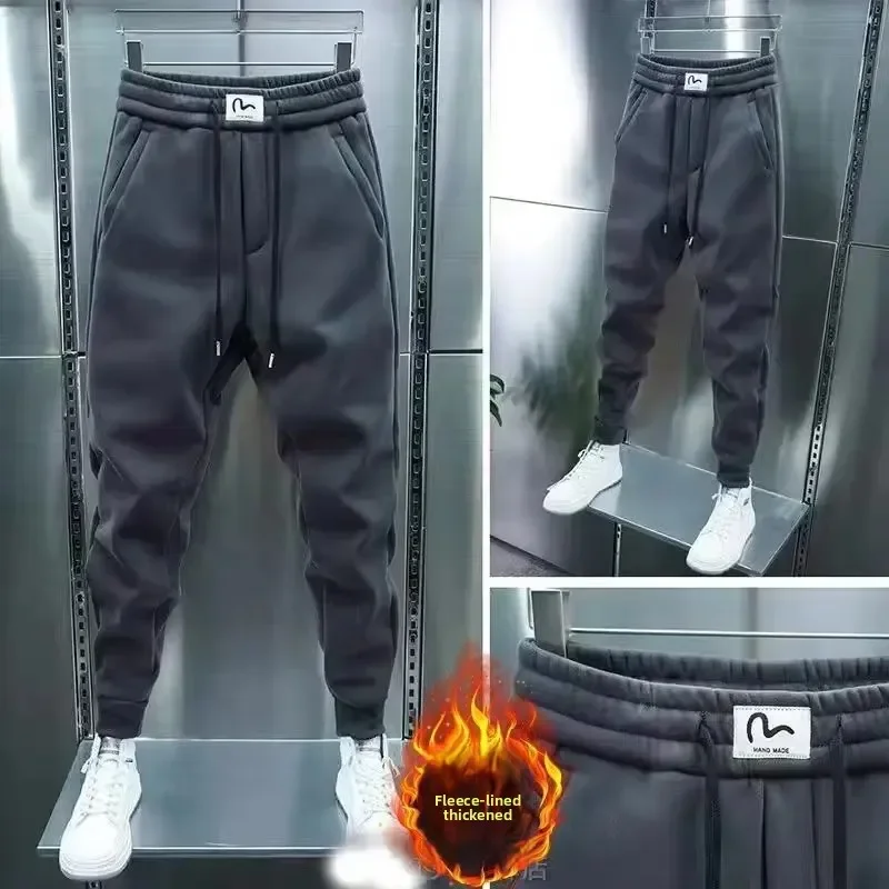 

Осень-зима, мужские повседневные спортивные брюки Харлан, свободные удобные модные длинные брюки, уличная одежда, мужские джоггеры