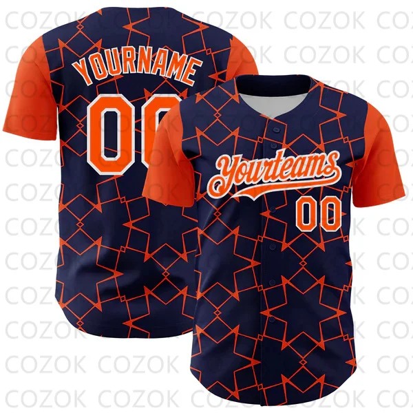 Cobweb-Camiseta de béisbol personalizada para hombre y mujer, Camisa estampada en 3D, camisas de equipo, Tops Unisex de Hip Hop