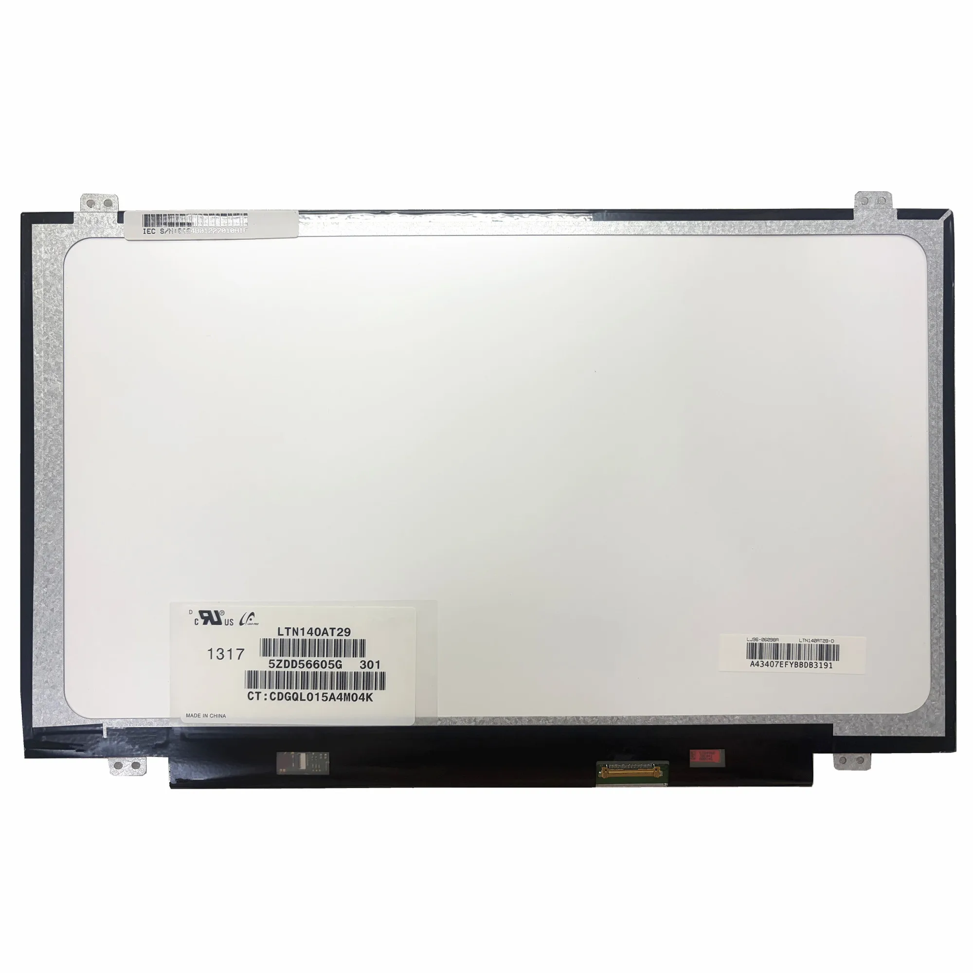 LTN140AT29 LTN140AT31 B140XTN03.3 B140XTN02.1 N140BGE-EA3 EB3 NT140WHM-N41 N31 14.0'' Laptop LCD Screen 1366*768 EDP 30 Pins