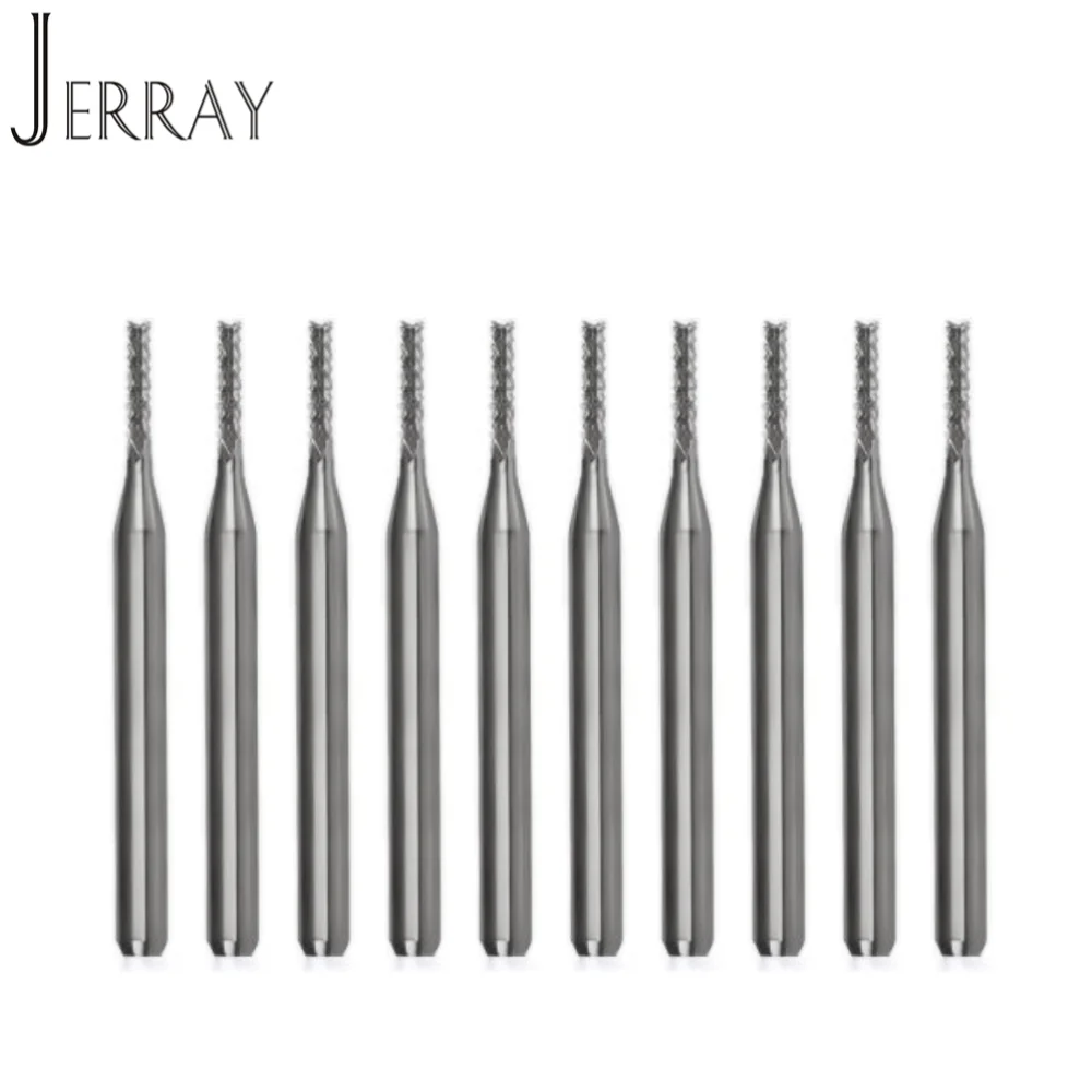 

d(0.3-3.175)x D3.175 PCB Router bit CNC Milling Cutter SPIRAL Carbide End Mill Engraving Bit End Mill for PCB MDF Corn End Mill