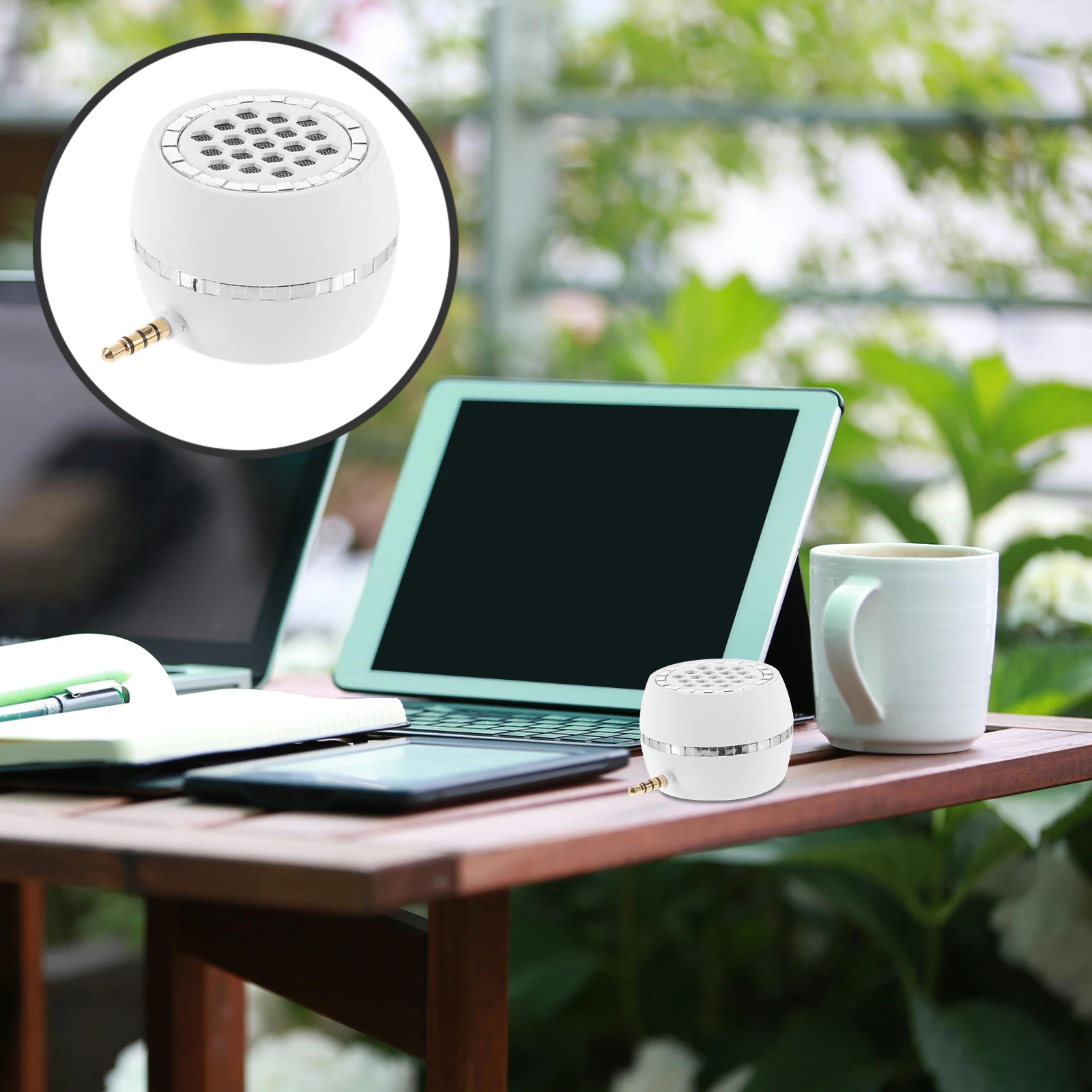 

USB Charging Mini Phone Plug Speaker Compact Plug and Play Mobile Amplifier Tablet Computer Soundbox Portable Stereo Bass