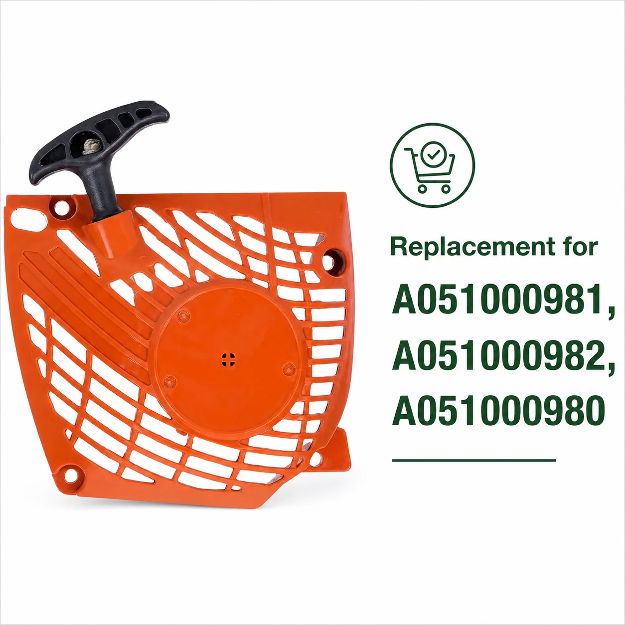 Chainsaw Recoil Starter Pull Start Assy For Echo CS400F CS420ES CS370 CS400 Replacement A051000980 Pull Cord Parts Accessories