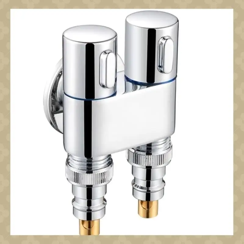 

AB45 G1/2 Многофункциональный трехходовой угловой клапан для наполнения, настенное крепление, распылитель для очистки воды 1 в 2, аксессуары для ванной комнаты