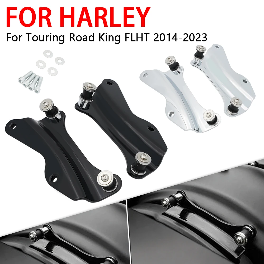 

Fit For Harley Touring Road King Street Glide FLHT 2014 - 2023 Motorcycel Accessories Detachable 4 Point Docking Hardware Kit