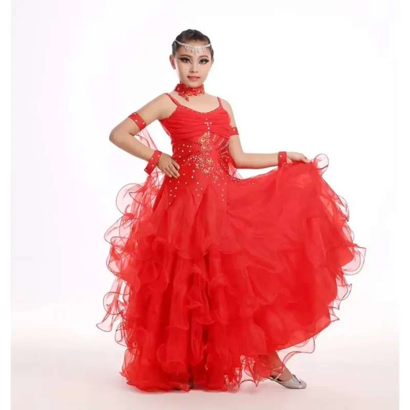새로운 여자 볼룸 댄스 드레스 표준 볼룸 댄스 스커트 Ladin 드레스 Vestido De Formatura Waltz Dance Dress