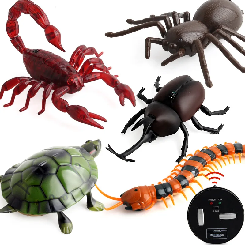 

Simulated Remote Control Insect New Creative Electric Remote Control Cockroach Spider Scorpion Unique Trick Toy Birthday Gift