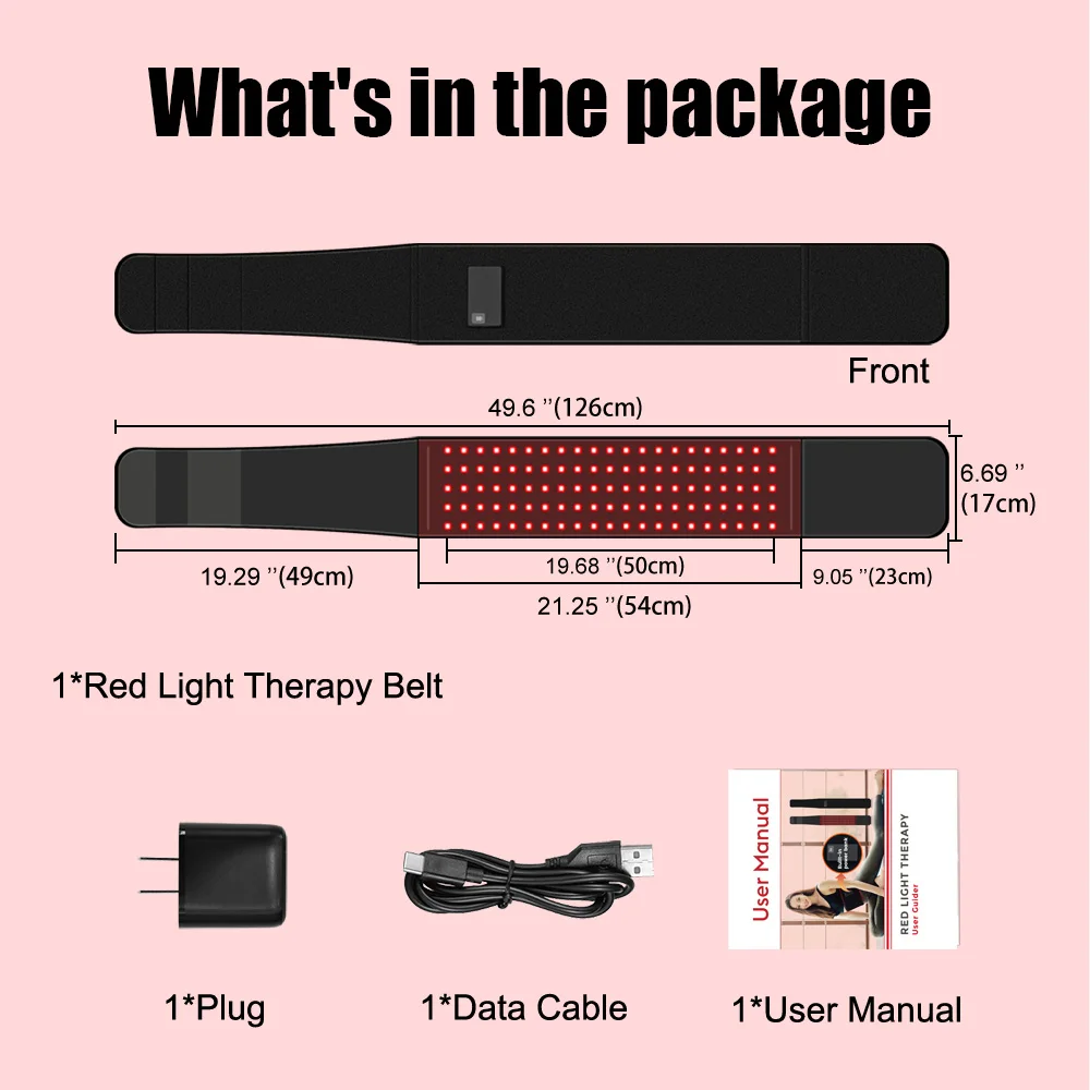 2023 Yoga Mat Wraps Light Far Infrared Sauna Blanket LED Therapy Belt