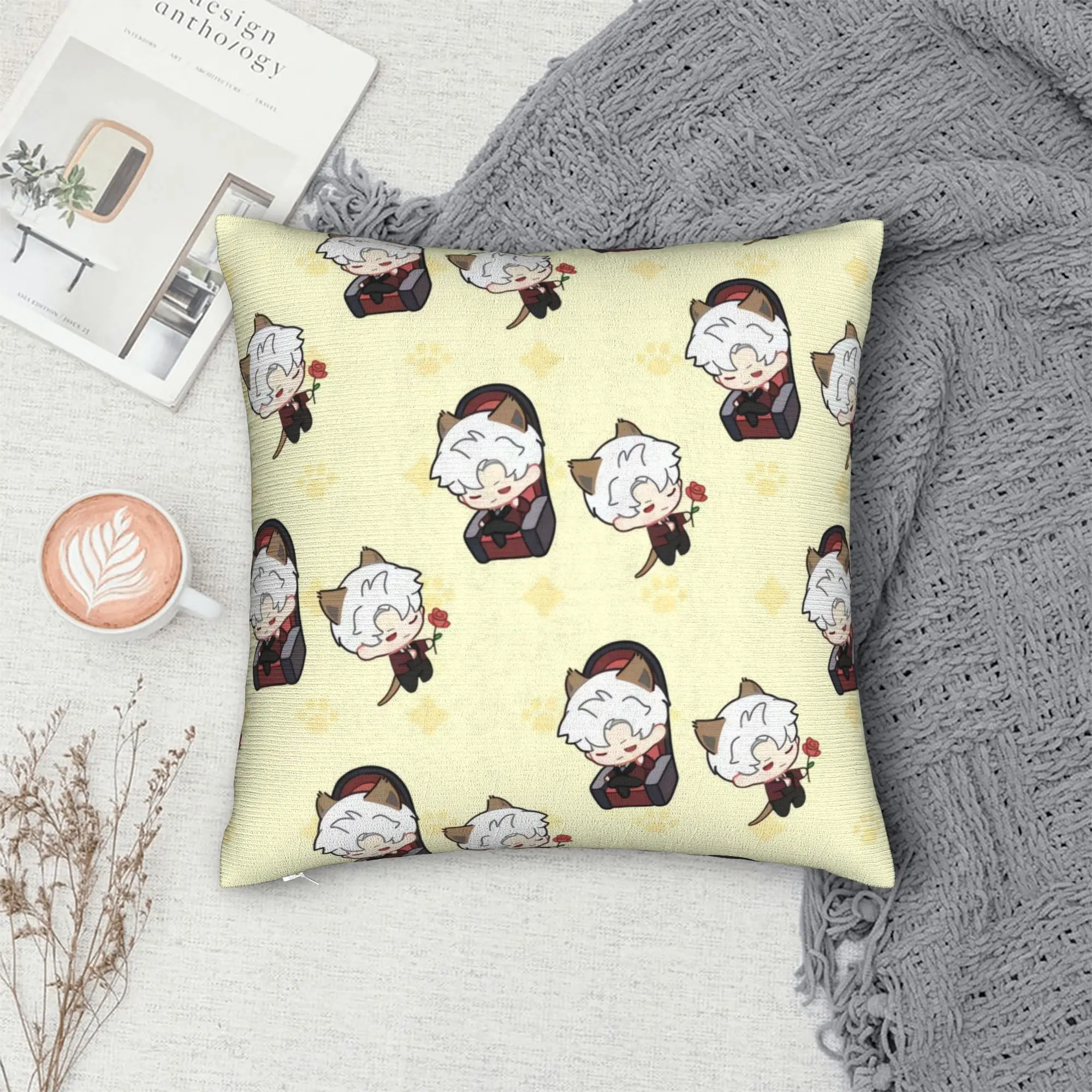 Pillow Cover COOL V-Valko L-Love and Deepspace  Kawaii Pillow Case For Sofa Bedroom Home Decor Pillowcases