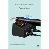 ABHU Rework Soldering Station 2 In1 Electric Soldering Iron Hot Air Welding Station For SMD PCB IC Repair EU Plug