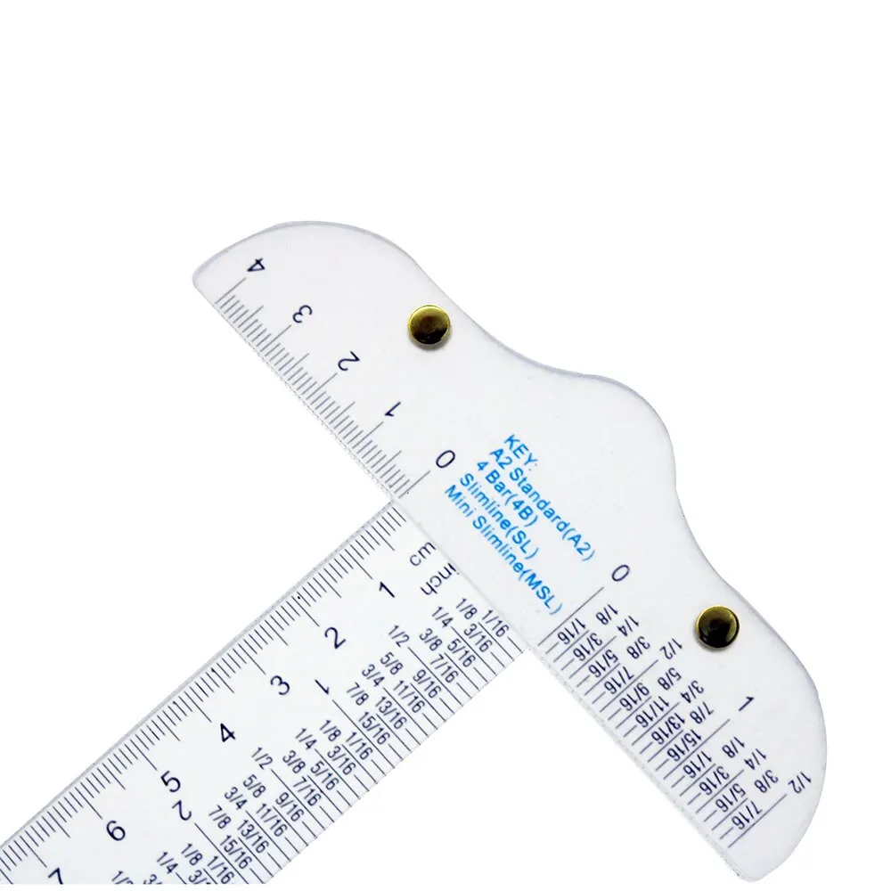 6 Inch Clear Acrylic T Square Ruler For Easy Reference While Crafting T Square Ruler Handtool In Both Inches Metric Measurements