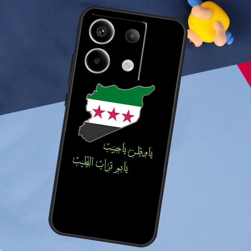 Syria Flag Case for Xiaomi Redmi 13C 12C 10C 10A 9C Note 12 13 10 8 9 11 Pro 12S 10S 11S Phone Cover