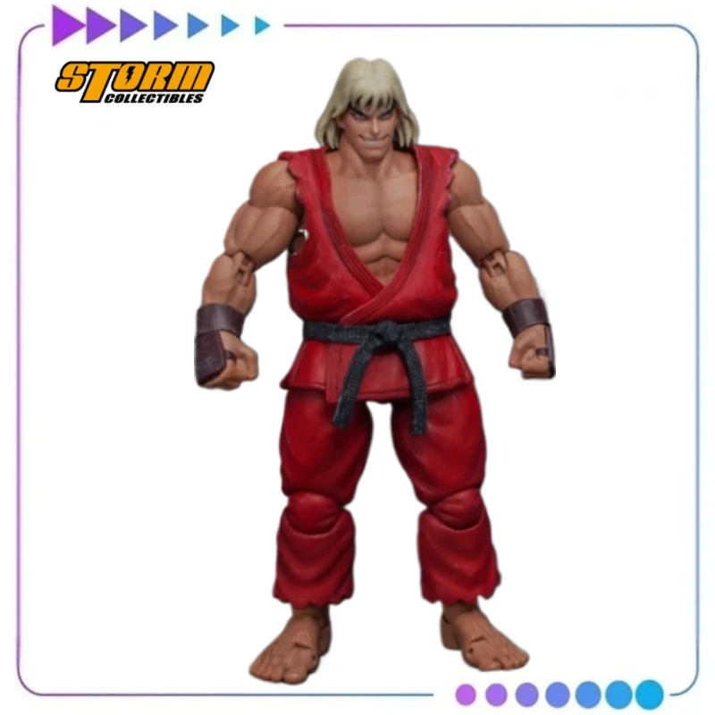 

【Оригинал】Storm Collectibles 1/12 Street Fighter II Violent Ken Модель Классические аниме-игрушки