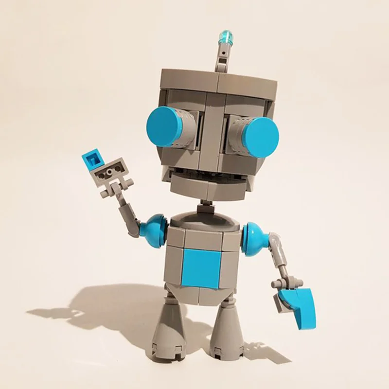 

160pcsMOC famous cartoon character Invader Zim. Figure collection series children's gift creative building blocks birthday gift