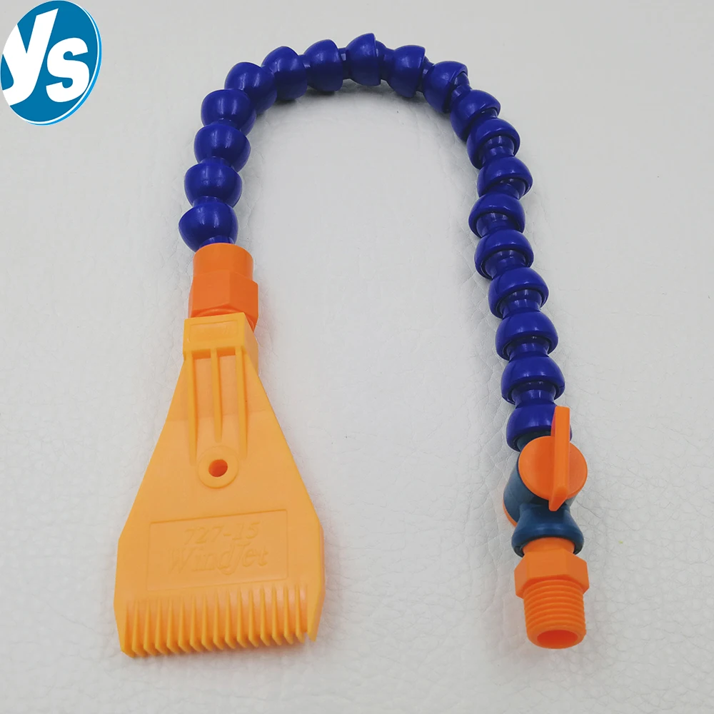 ABS Air Knife Nozzle Flexible Water Oil Cooling Tube Adjustable Air Spray Nozzle CNC Lathe Machine Cooling Parts