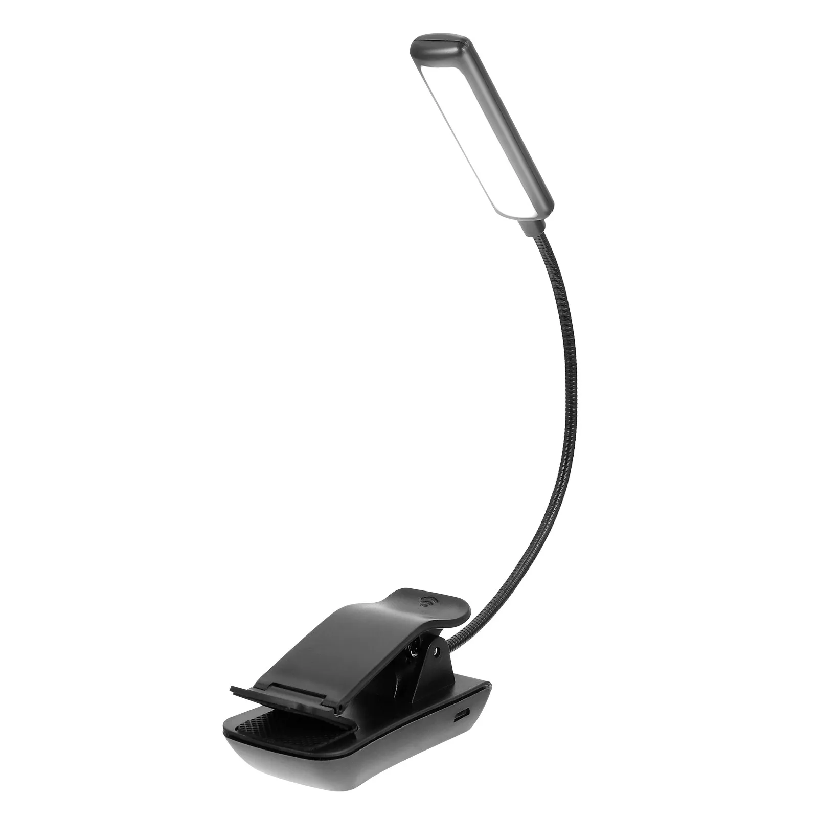 1-セット-led-読書ブックランプ充電式楽譜クリップライト調整可能な明るさのピアノスタンドライト研究作業用