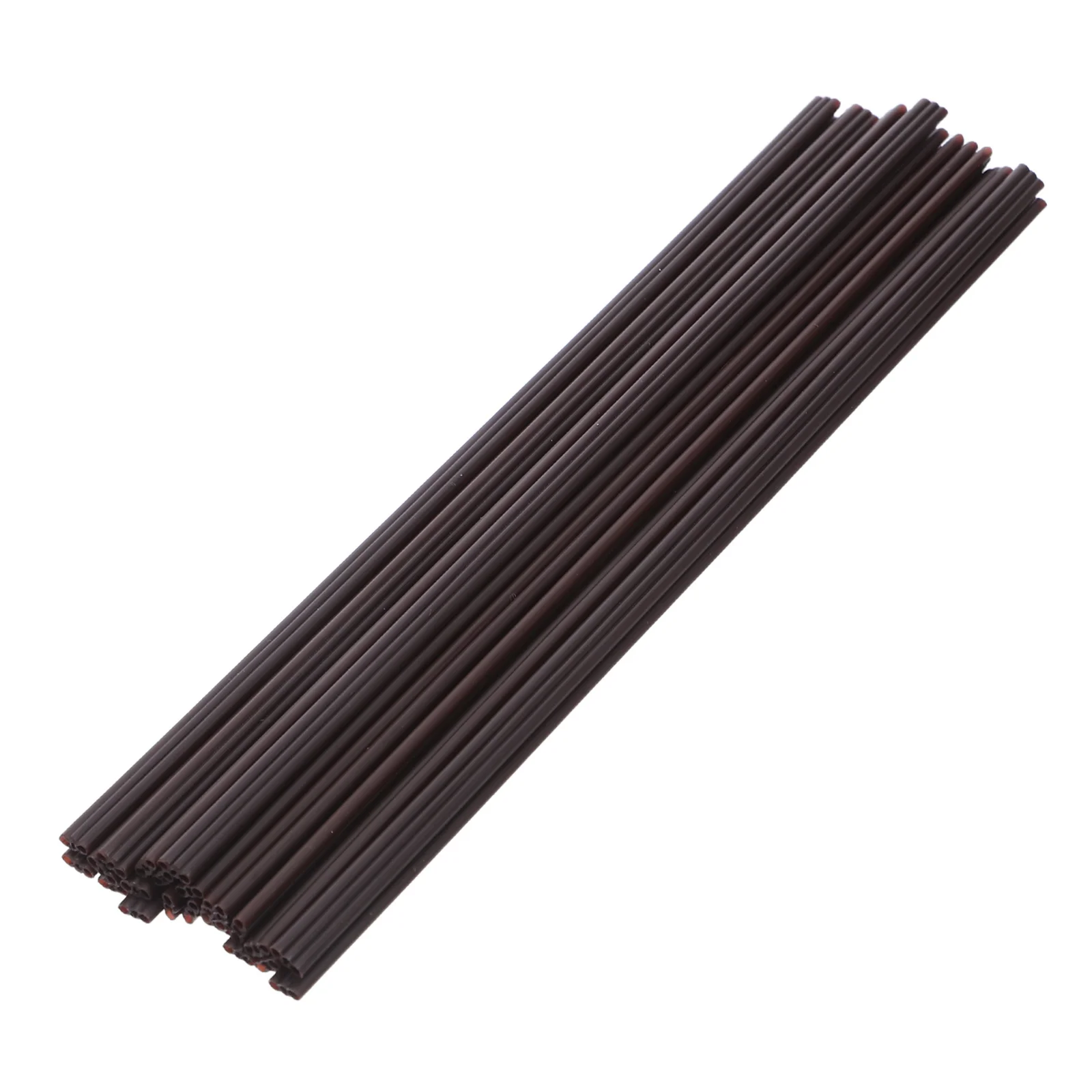 

500Pcs Three-Hole Plastic Straws 18cm Black Stirrers Hygienic Wrapped for Coffee Tea Hot Drinks Swizzle Sticks Cafes Bars