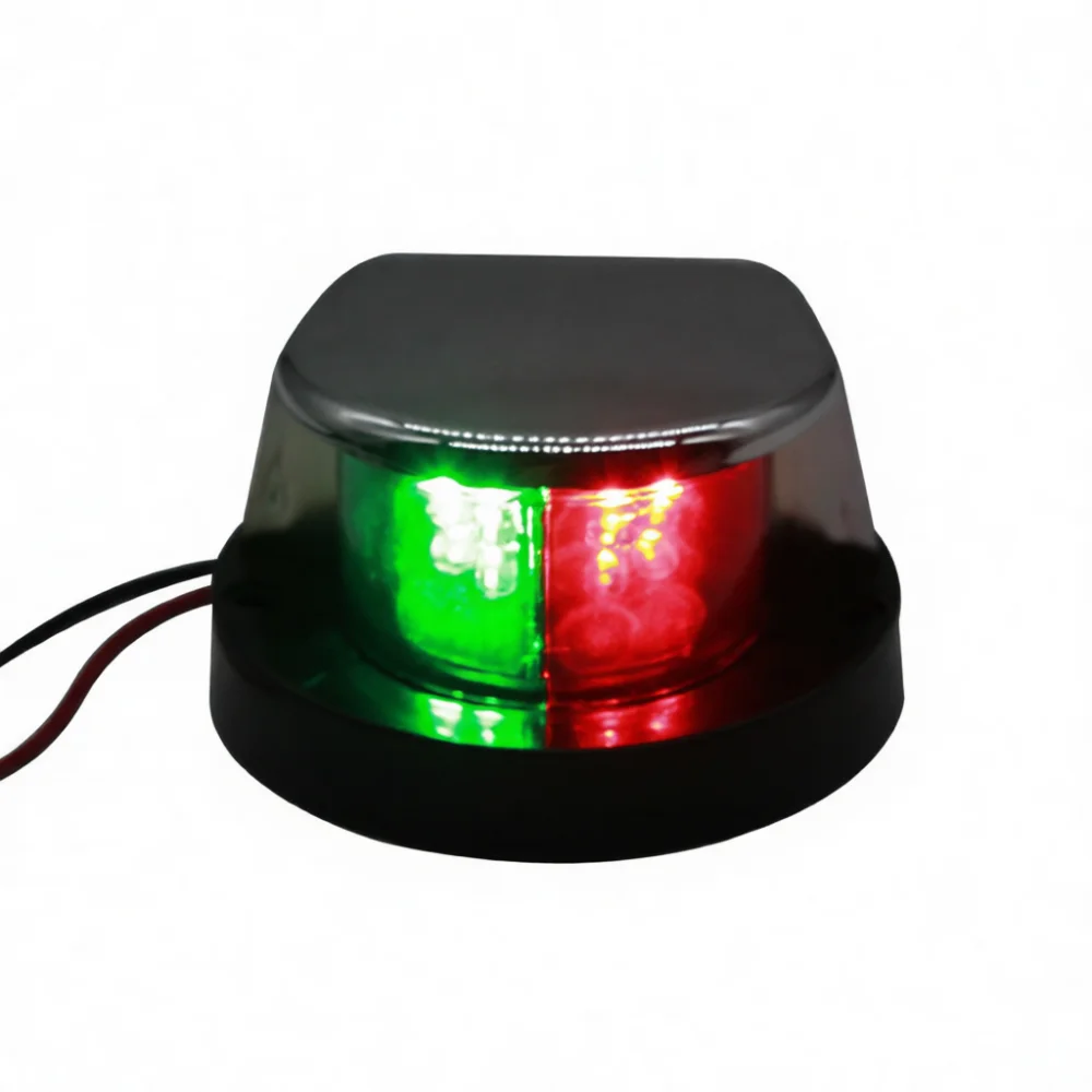 Marine Navigation Light 12V Red Green Signal Lamp For Yacht Boat Port Starboard Side Safety Lighting Kit