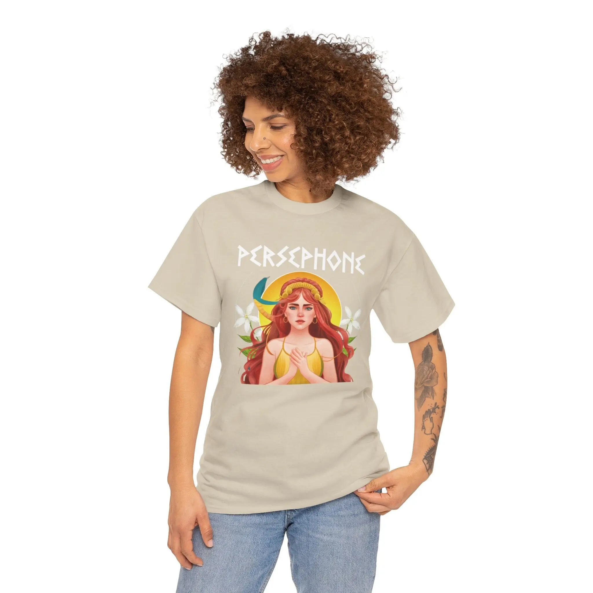 Persephone T Shirt Mythology Goddess Fan Comfort Colors Sublimation Designs Trendy Vintage