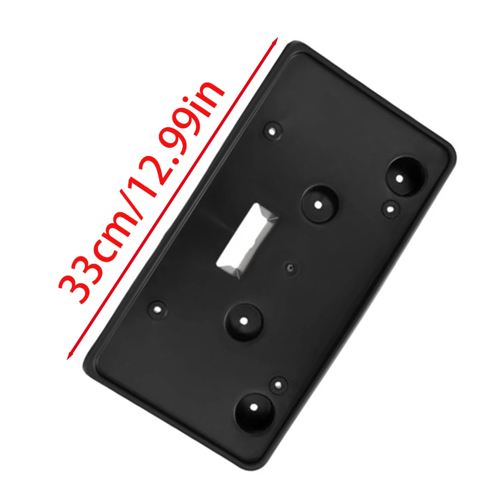 ل 2009 2010 2011 2012 تشيفي ترافيرس المصد الأمامي للسيارة إطار لوحة الترخيص قوس ABS مع 4 مسامير 25826201 GM1068142 #4