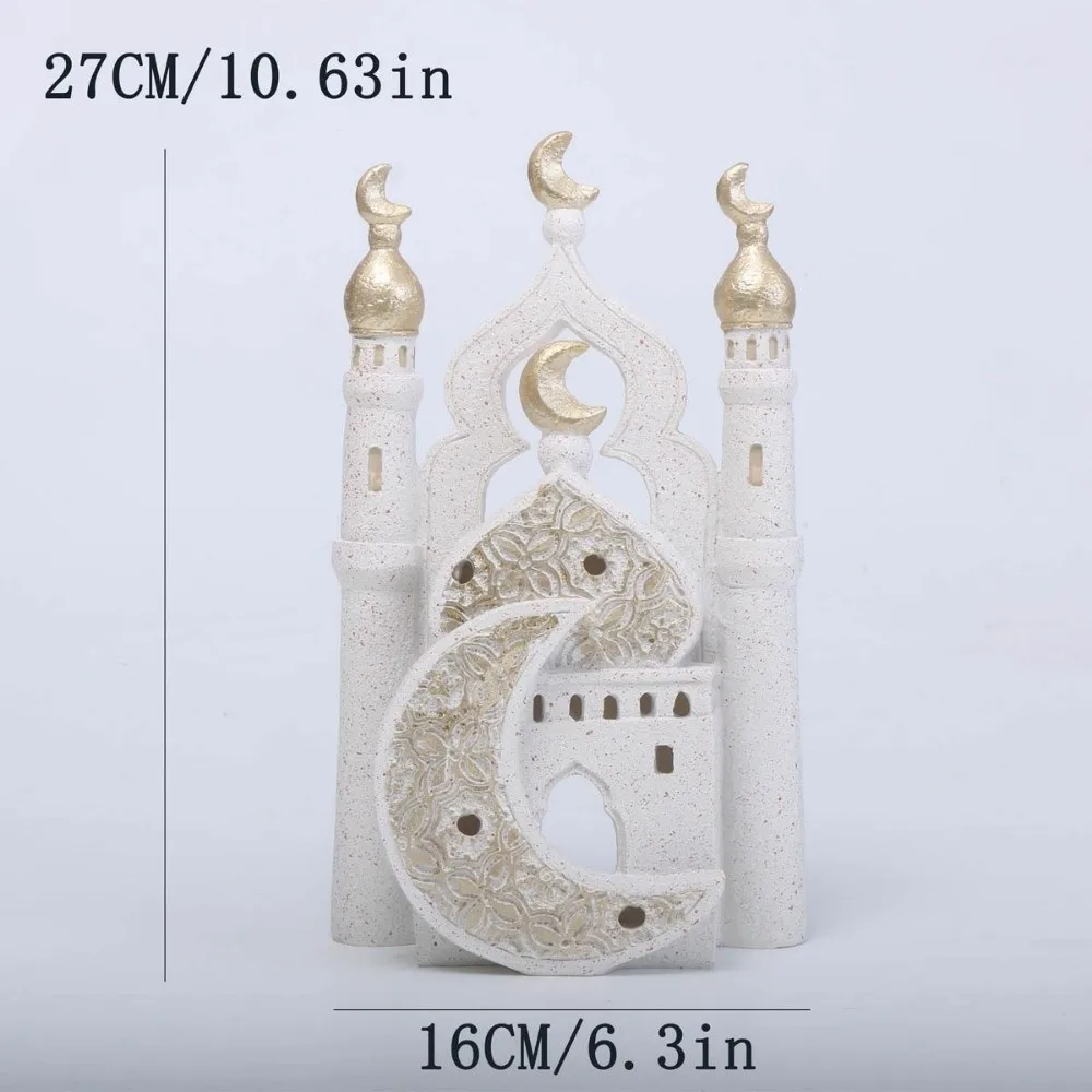 

Декоративная статуэтка в ближневосточном стиле: Купол Каабы, Замок, Дом, Мечеть. Исламское настольное украшение. Тематика Рамадана, мусульманский исламский декор.