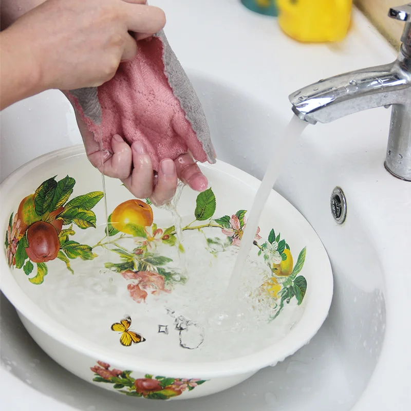 

Nordic Extra-thick Vintage Enamel Basin Sink Soup Basin Washbasin Basin Can Be Heated By Naked Fire Bathroom Furniture Sets ins