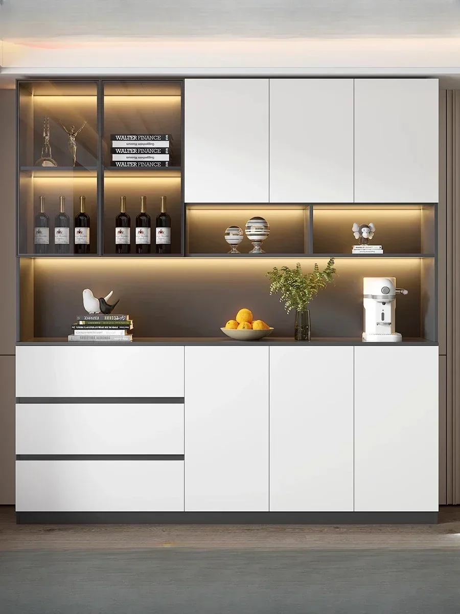 Gabinete de vino de madera Simple, vitrina con puerta de vidrio, almacenamiento de exposición, estante para vino, vitrina modelo, muebles para gabinete de vino