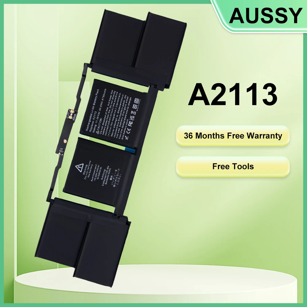 

A2113 8790mAh Laptop Battery For Apple MacBook Pro Retina 16'' A2141 2019 EMC 3347 BTO/CTO MVVJ2xx/A MVVK2xx/A MVVL2xx