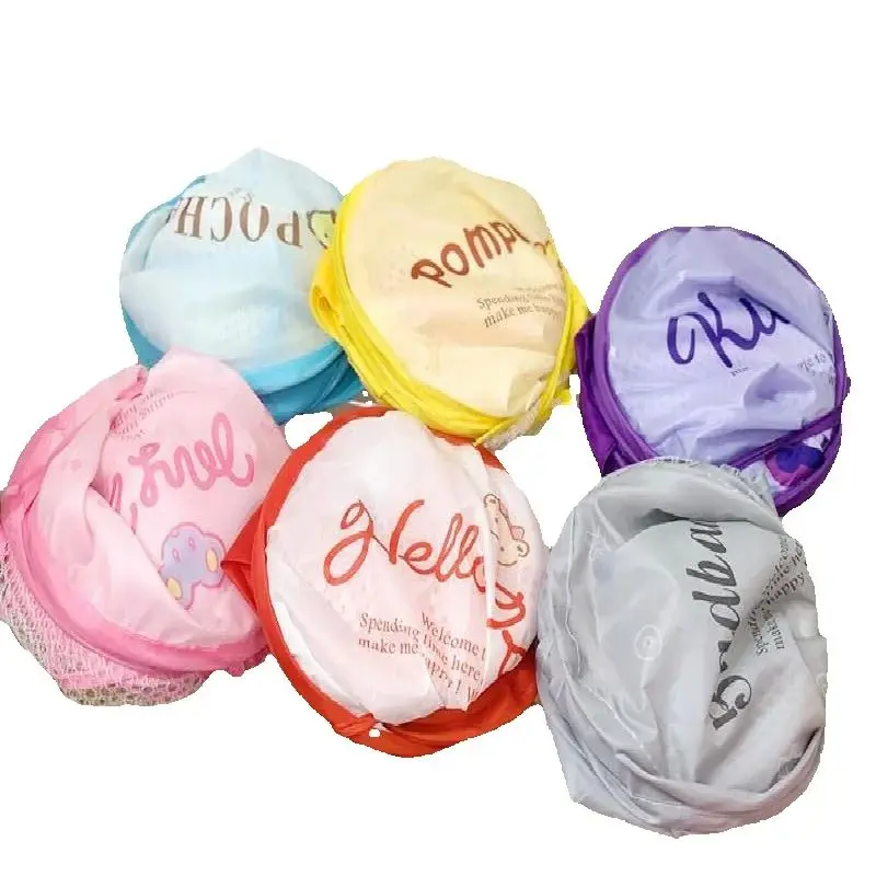 

Sanrio Hello Kitty Mesh Laundry Kuromi Basket Folding Dirty Clothes Storage Organizer My Melody Household Bag