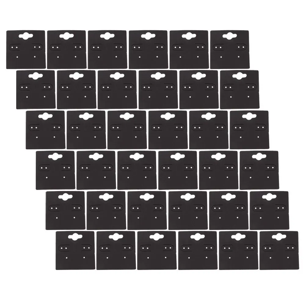 

100Pcs Earring Display Cards Paper Jewelry Organizer Holder for Earrings Small Craft Packaging Selling Supplies