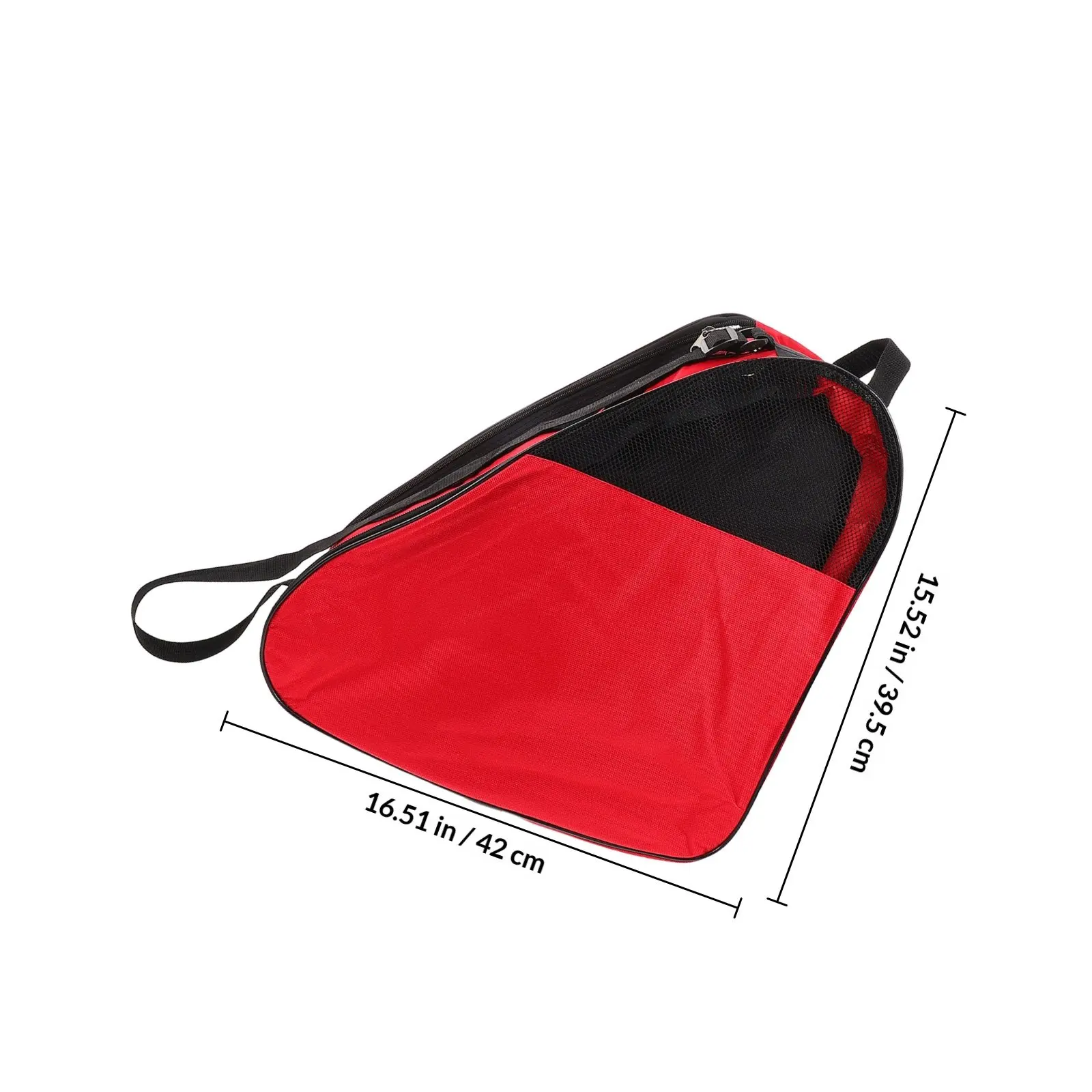 Roller Skate Bag Three Layer Multifunctional Backpack Shoulder Bag Carrying Roller Skates Ice Skates Sports Storage